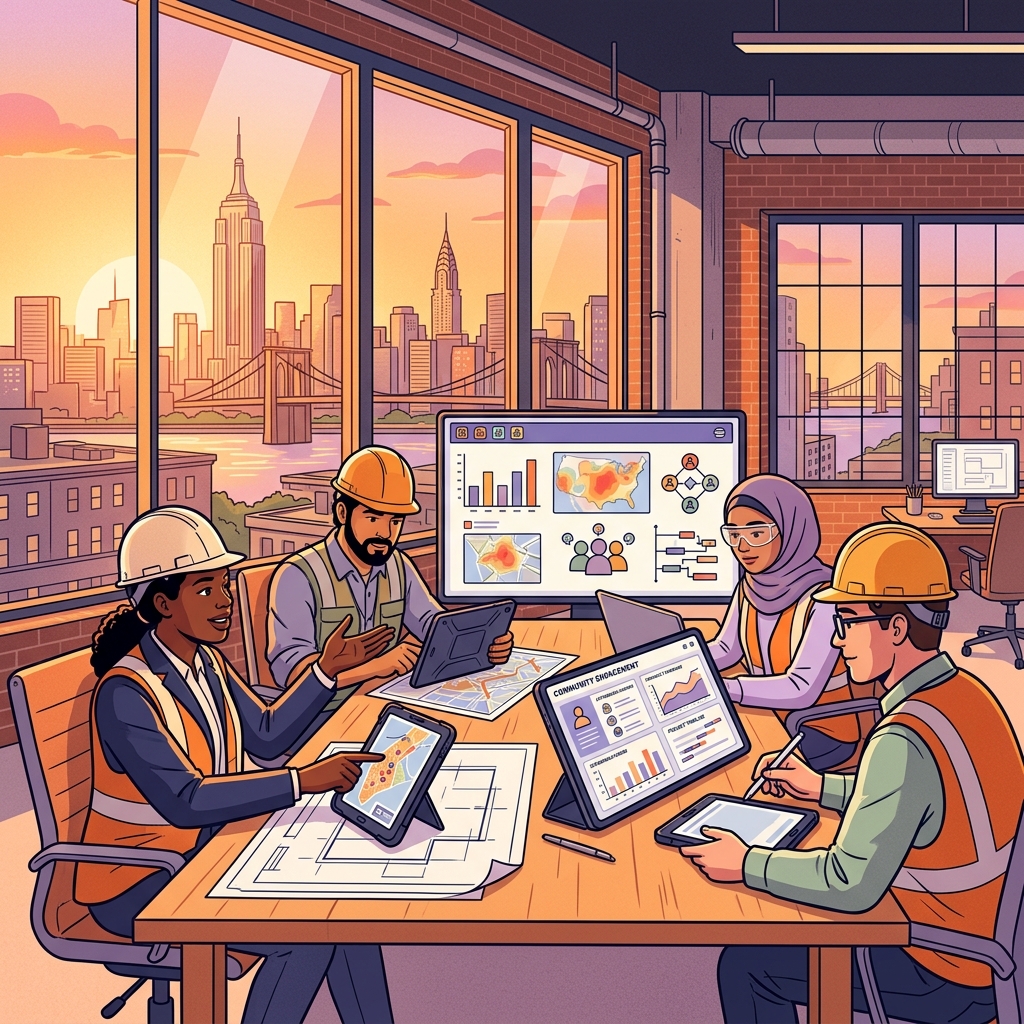 Civic tech event illustration